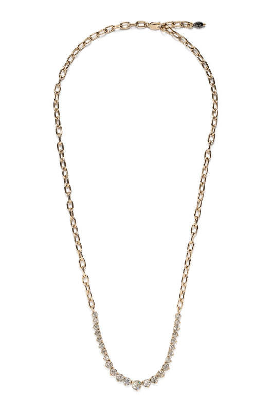 Colar River Chain de diamantes grey