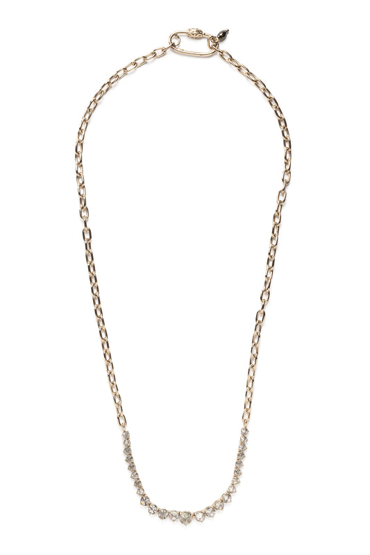 Colar River Chain de diamantes grey